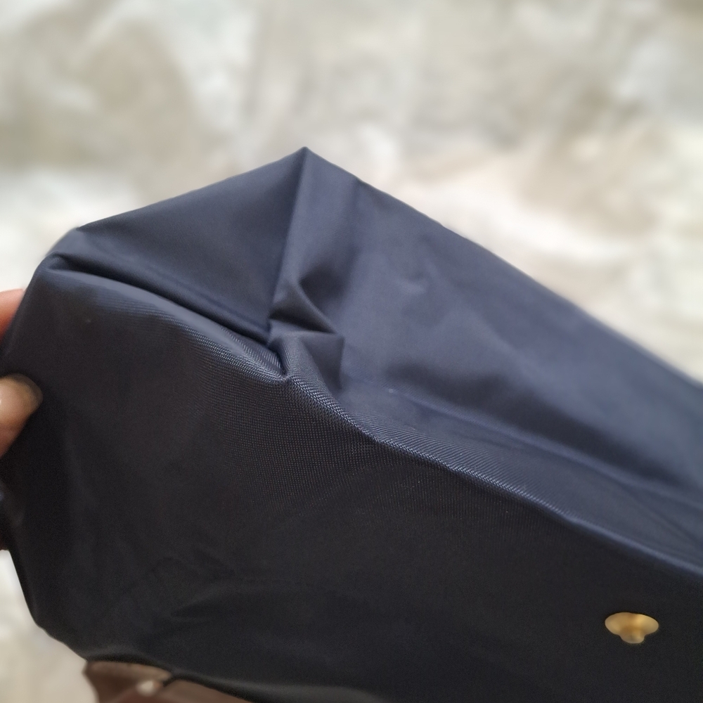 Authentic Longchamp Le Pliage Navy Small Top Handle Bag - Picture 12 of 17